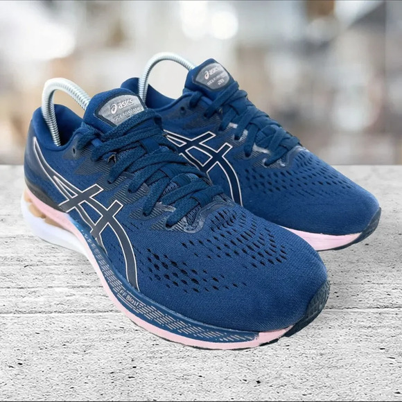 Asics Shoes - Asics Womens Gel Kayano 28‎ 1012B047 Blue Running Shoes Sneakers Size 8